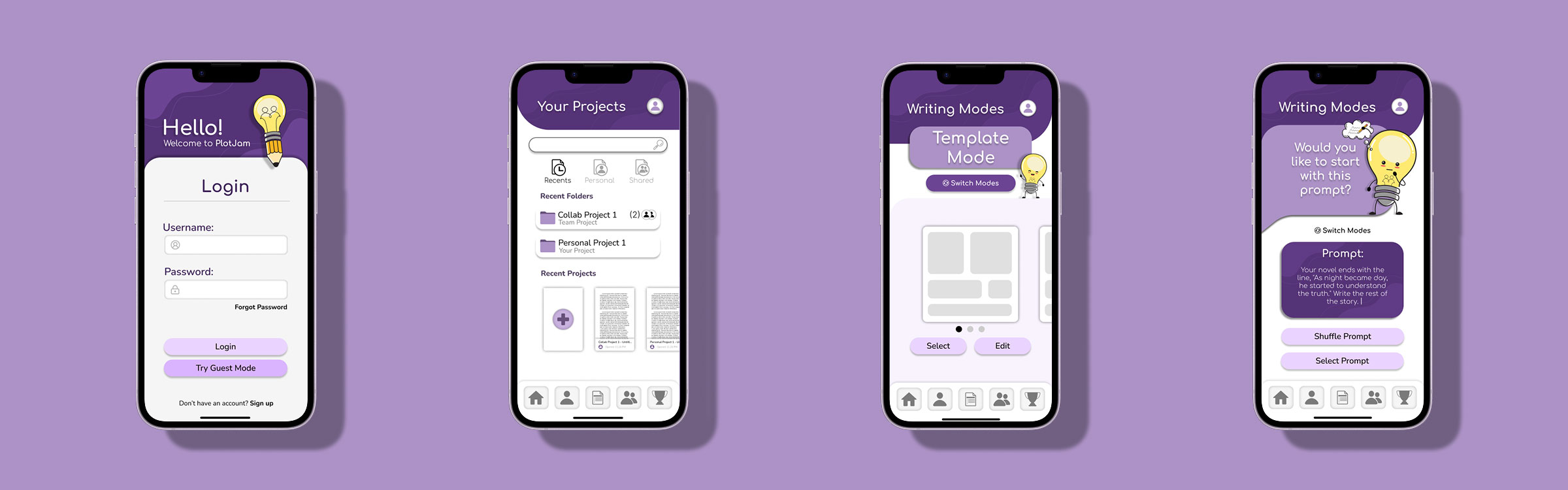 PlotJam feature highlights